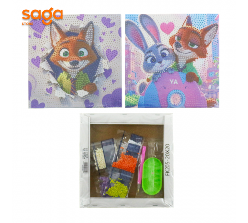 Алмазная мозаика 20*20 Зверополис FK205-20х20