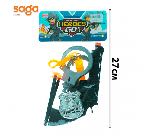 Пистолет револьвер наручники 88751.