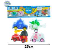 Машина Поли в пакете-4шт.  868-14.