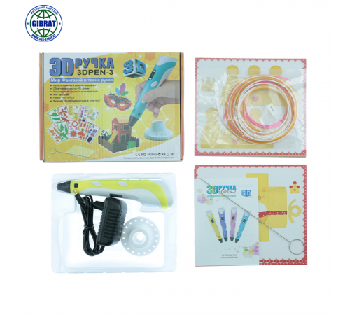 Ручка 3D Мир фантазий 3DPEN-3