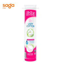 Ватные диски LADY COTTON 120+20