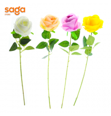 Искусственных белых роз JF 117  1/50/1200