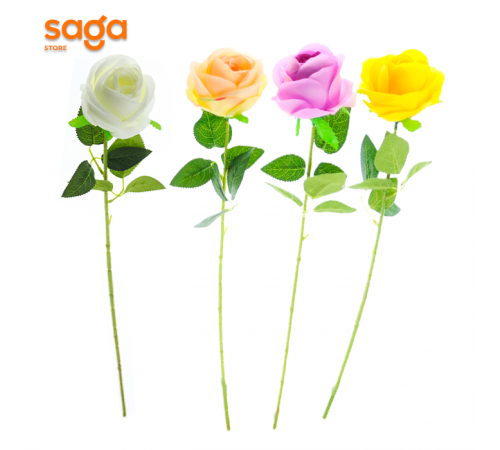 Искусственных белых роз JF 117  1/50/1200