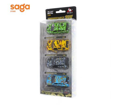 Машина железная Хаки 4х 9976-4