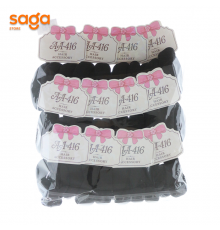 Резинки для волос ОРИГИНАЛ черный А-102 (пачка)