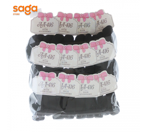 Резинки для волос ОРИГИНАЛ черный А-102 (пачка)