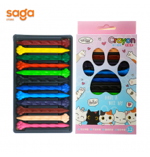 Восковые мелки, 12 цветов,