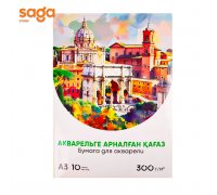 Бумага для акварели, формат-А3 300гр 4/48 ON-23703-A3