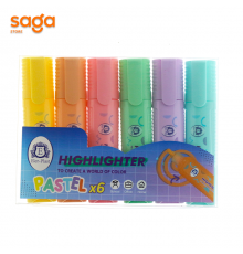 Маркер-текстовыделитель ELER-PLAST 6шт.