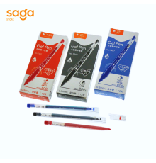 Ручка гелевая "Gel Pen", 0,5мм, (черный, красный, сини) 7207, (12/144х 1728шт)
