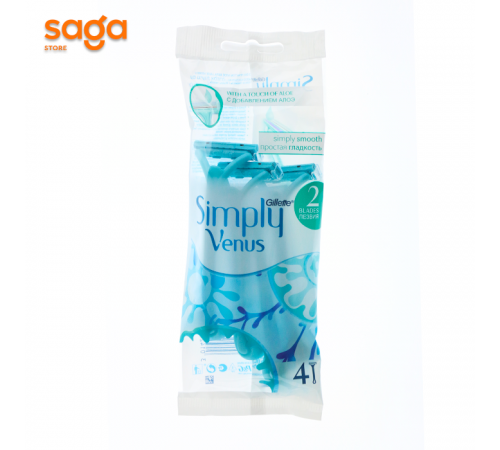 Бритва GILLETTE SIMPLY VENUS 4х