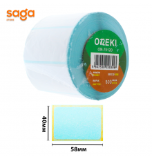 Термоэтикетки для термопринтера и весов, размер-58*40мм.