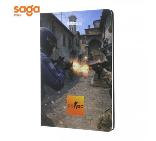 Блокнот на резинке, А5, в клетку, 2025-1 1/96