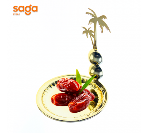 Декоративная тарелочка с пальмой 1290-3 1/12/144