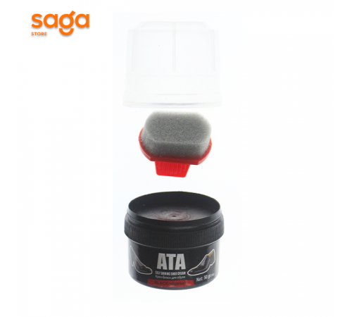 Крем для обуви "АТА", чёрный, 75мл 12/96