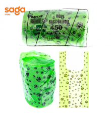 Пакет/Майка Лапа 2-нан бб 50 "BAYSAT-ЭКО" 200х380мм в мешке 50шт