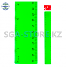 Линейка пластиковая-30см.6038.