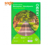 Глянцевая односторонняя фотобумага, формат-A4/210х297мм, 135гр, в упаковке-100л.  4135-26