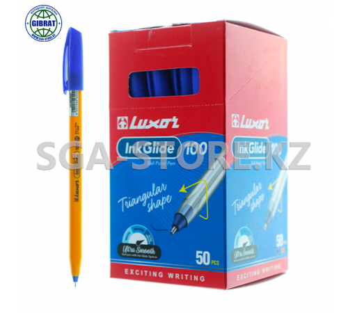 Ручка шариковая Luxor, синий, 0,7мм. 18102.