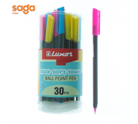 Ручка шариковая Luxor Stick SoftTouch, синий, 0,7мм. 19700.