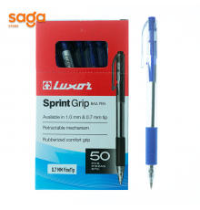 Ручка шариковая Luxor Sprint Grip, синий, 0,7мм. 1242. 054763.