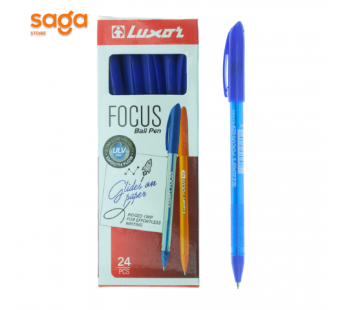 Ручка шариковая Luxor Focus, синий, 0,7мм. 16402.