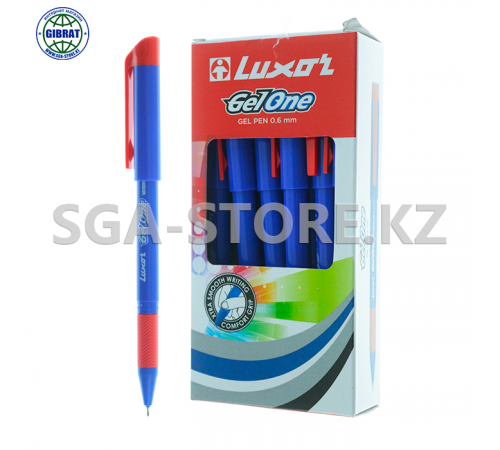 Ручка шариковая Luxor GelOne, синий, 0,6мм. 15352.
