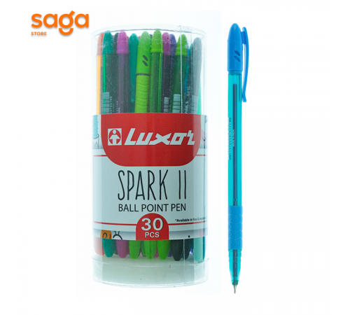 Ручка шариковая Luxor Spark2, синий, 0,5мм. 31070