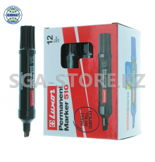 Маркер перманентный "Luxor", черный, 3161.