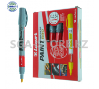 Маркер по металлу, серебро, 3028.