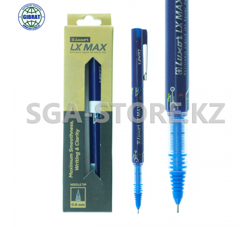 Ручка luxor LX MAX , синий, 0,5мм. 11082.