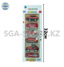 Машина в наборе металлическая 4-6х 3313-6/4