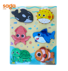 Развивающая деревянная игра-пазл "Рыба" 249-8 TA