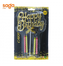 Свечи+топпер для торта 6002