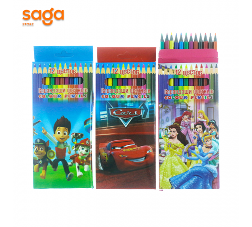 Цветные карандаши 12цв 987-12 2021-12