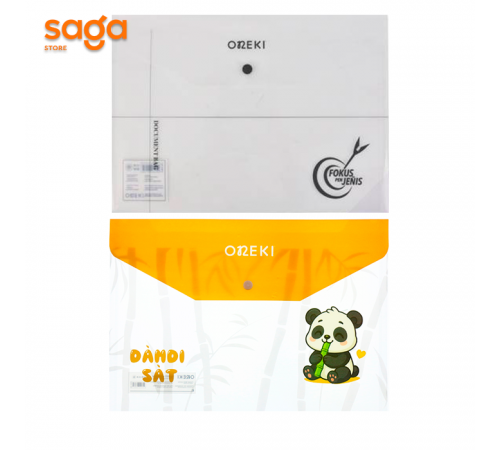 Папка на кнопке, формат-А4, ON-5362. 5363.(панда)