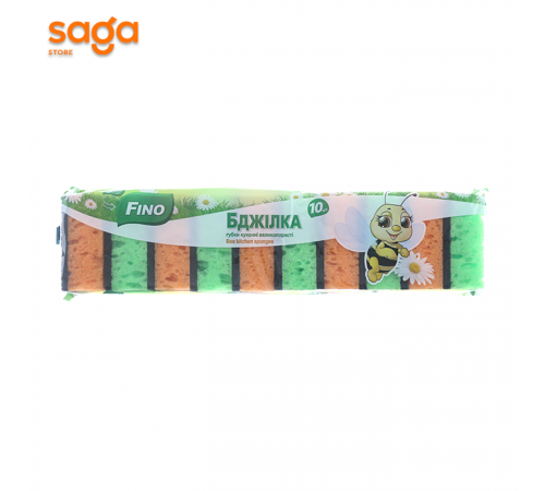 Губки кухонные Fine-пчелка 10шт