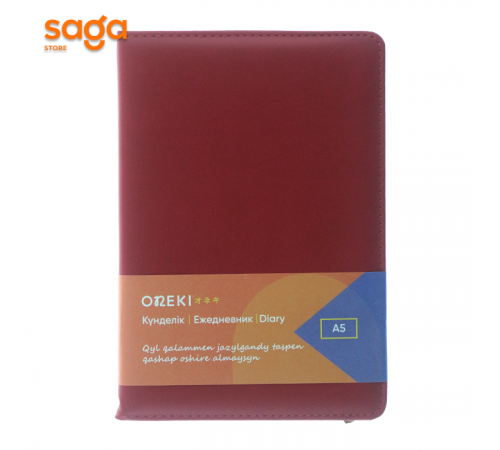 Блокнот А5 ON-29114. (красный)