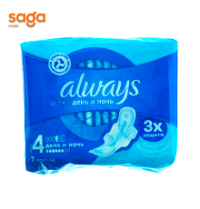Прокладки Always, ночной, в упаковке-7шт.