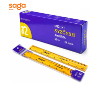 Линейка 20см деревянная Oneki 87601-20 (24х 2880шт)