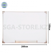 Доска магнитно-меловая 100*200см