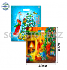 Пакеты с вырубной ручкой, производство-Россия, 40х47см, 500х