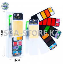 Набор водяных красок для рисования "Superior", 18цв, 0018