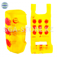 Пакет/Майка "Клубника-Хуан", в мешке-90 рулонов, 2-нан/200*380мм, 195гр.