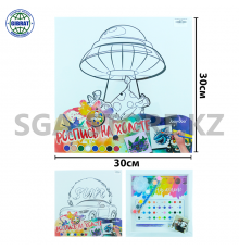 Роспись на холсте 30*30см