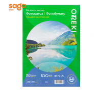 Глянцевая односторонняя фотобумага, А4/210*297мм, 160гр, в пачке-100л. 4160-22