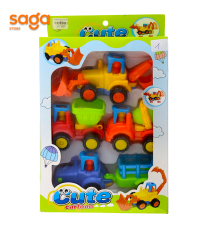 Трактор синий в коробке 4 шт. 345-2 A