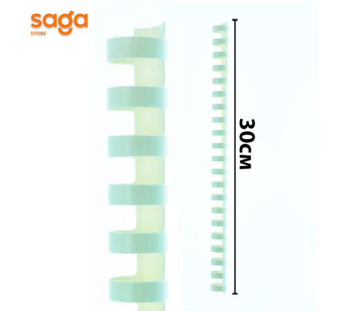 Пружина для переплета 16мм, в коробке-100шт, цвет-белый.