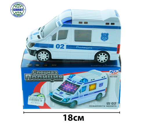 Машина Полиция музыкальная 02.
