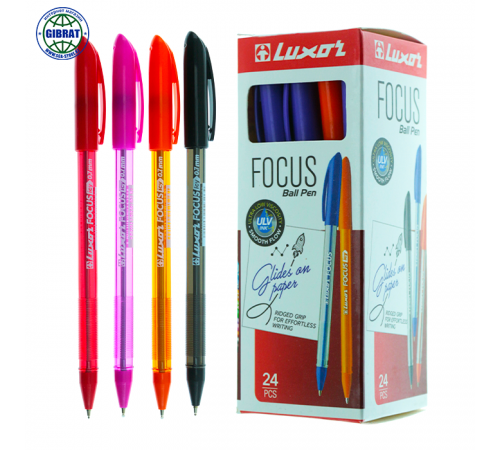 Ручка шариковая Focus, 0,7мм, синий, 16400.